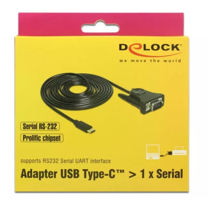 Lygiagretusis kabelis DeLOCK 62964 Juodas 1.8 m