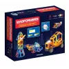MAGFORMERS Dynamic Flash 54 vnt. magnetinis konstravimo rinkinys – kvadratinės ir trikampės plytelės