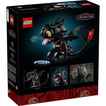 LEGO ICONS 10375 Kaip prisijaukinti slibiną: Beširdis