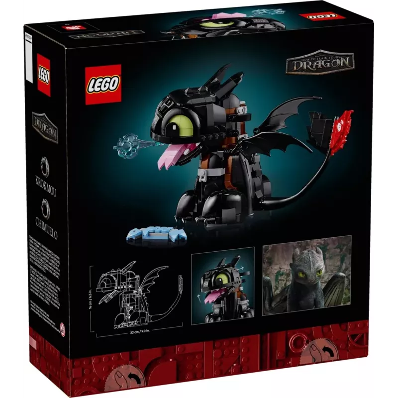 LEGO ICONS 10375 Kaip prisijaukinti slibiną: Beširdis