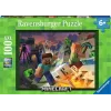 Dėlionė Ravensburger Minecraft 100 vnt. Video žaidimas