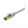 Pataisos laidas RJ45, CAT6A 500MHz, 15m, Pilkas, S-STP (S/FTP), TPE/LSZH (Ultraflex), AWG26, su Cat.7 žaliava, Synergy 21 (S217610)