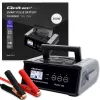 Įkroviklis QOLTEC 52514 – 12V/24V, 25A, AGM/GEL/SLA baterijoms su LCD ekranu