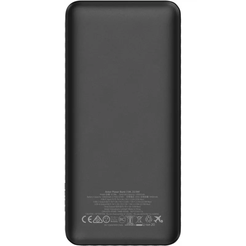 Anker Innovations Power Bank 10 000 mAh 22,5 W Juoda (A1388G11)