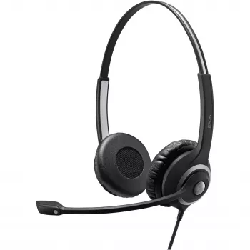 EPOS IMPACT SC 260 USB MS II – laidinis ausinių komplektas biurui ir skambučių centrui, 50–18000 Hz, 89 g, juodos spalvos