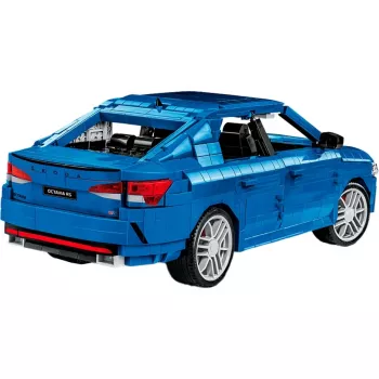 Konstruktorius Cobi Skoda Octavia RS modelis (2405 dalių), nuo 10 metų, juoda/mėlyna
