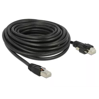DeLOCK 85672 tinklo kabelis RJ-45 Cat6 10 m juodas