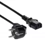 Akyga AK-PC-05C maitinimo kabelis, CEE 7/7 į IEC C13, varinis 3 x 1 mm², 5 m, juodas
