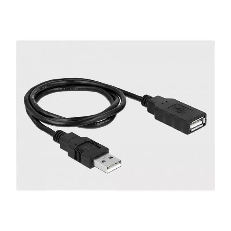 Serijinis kabelis DeLOCK 66280 USB Type-A DB-9 0,8 m juodas