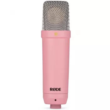 Studijinis kondensatorinis mikrofonas RØDE NT1 Signature Pink – kardioidinis, 20–20000 Hz, -32 dB jautrumas, XLR