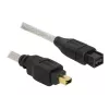 FireWire A/B laidas DeLOCK 82588 1,0 m pilkas