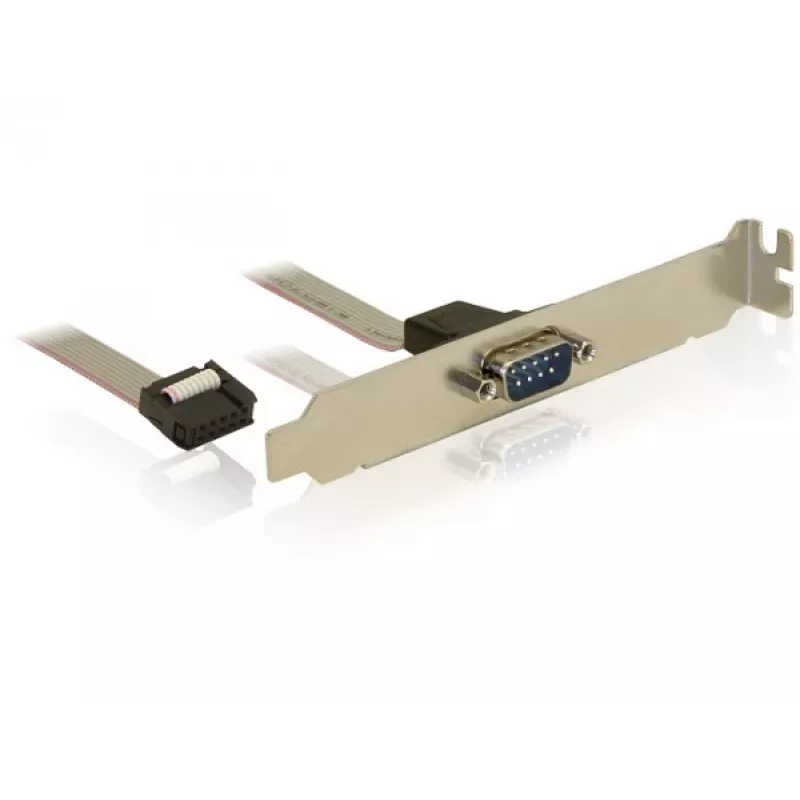 Serijinis kabelis DeLOCK 82768 DB9 M pilkas 0.4 m