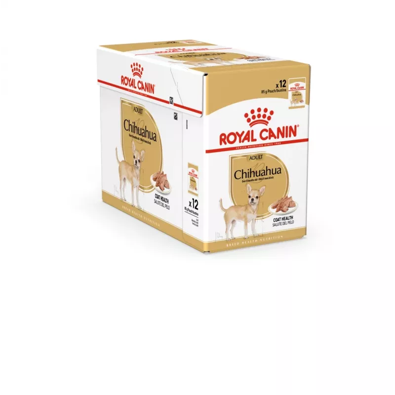 Šlapias šunų maistas Royal Canin Chihuahua Adult sachet 85 g – paukštiena, suaugusioms čihuahuoms 1–1,9 kg