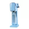 Sodos gaminimo aparatas SODASTREAM Art Blue Steel – 1 L plastikinis butelis, 60 L dujų balionėlis, 173×245×430 mm