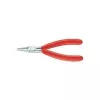 Knipex elektronikos replės, bendras ilgis 115 mm, plačios plokščios nasrai, forma 1, rutulinis galo dangtelis
