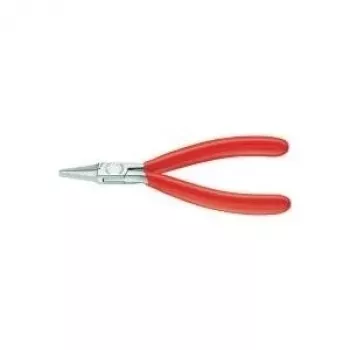Knipex elektronikos replės, bendras ilgis 115 mm, plačios plokščios nasrai, forma 1, rutulinis galo dangtelis