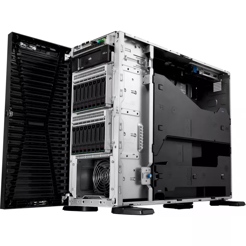 HPE ProLiant ML110 Gen11 serveris 4510 12 branduolių 1p 64gb-r MR408i-o 8sff 2x480gb SSD 2x1000w Rps Eu