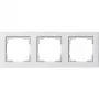 Sieninė plokštelė GIRA E2 balta – termoplastikas, bevaržtė konstrukcija, 80,8×223,4×9,3 mm