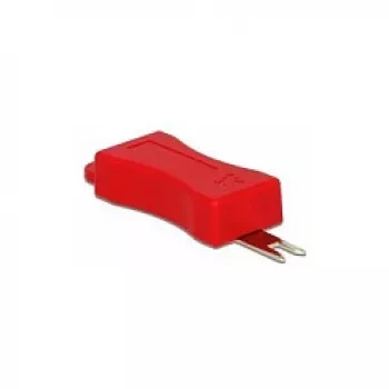 RJ-45 prievado blokatorius DeLOCK 86412 raudonas 4 vnt.