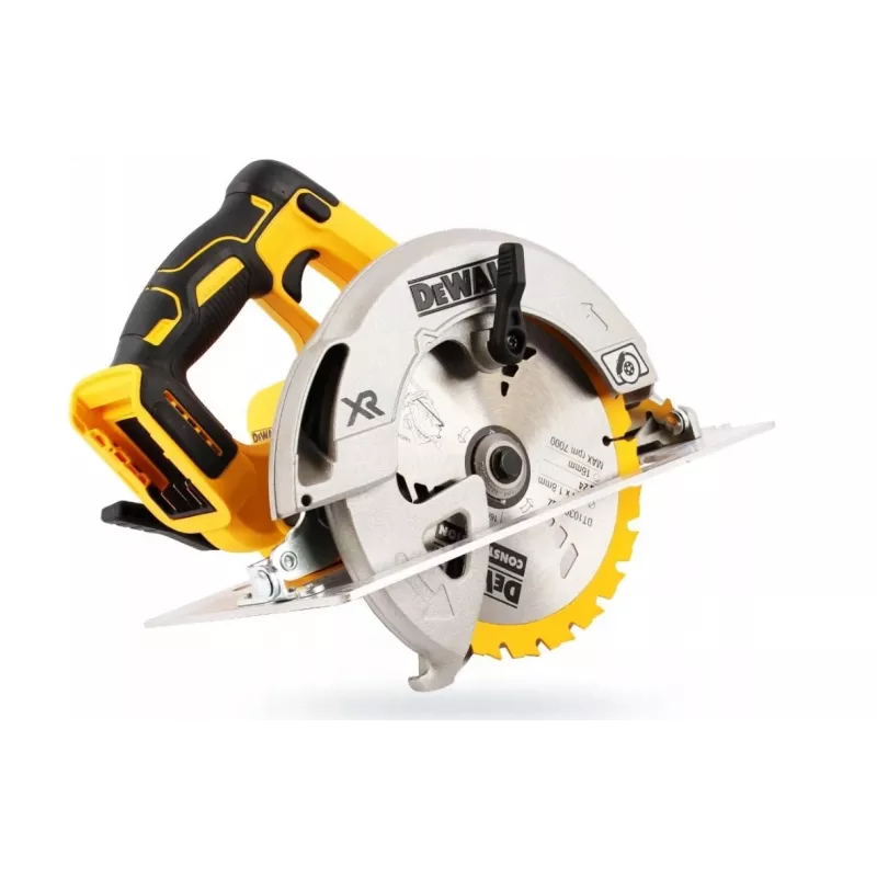 DeWALT DCS570P2-QW nešiojamasis diskinis pjūklas 18,4 cm sidabrinis, geltonas 5500 aps./min.