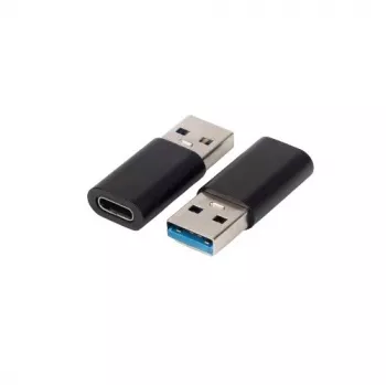 Microconnect USB3.0ACF USB A į USB C lizdo keitiklis, juodas
