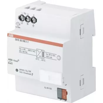 ABB SV/S 30.160.1.1 maitinimo šaltinis 85–265 V AC/DC, 30 V, 0,16 A, pilkas