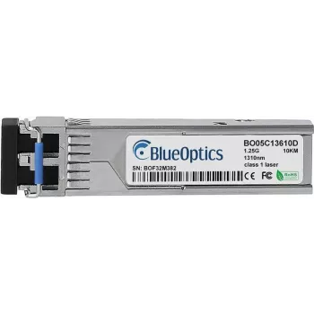 BlueOptics SFP modulis, suderinamas su F5 Networks F5-UPG-SFPLX-R, vieno prievado šviesolaidinis siųstuvas-imtuvas