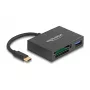 DeLOCK USB-C kortelių skaitytuvas XQD ir SD atminties kortelėms USB 5 Gbps