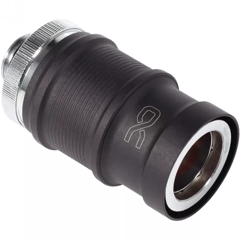 Greito atjungimo jungtis Alphacool ES BLH1A Push-in Female AG Chrome Black Matte