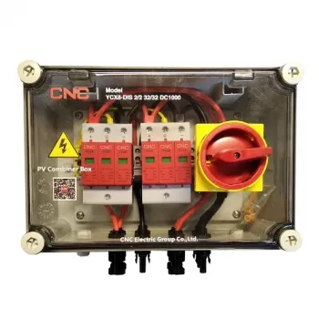 CNC PV atjungimo skydelis, DC 2 įėjimai – 2 išėjimai, IP66