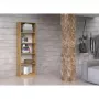Biuro spintelė su lentynomis Topeshop R40 ARTISAN, ąžuolo spalvos, 5 lentynos, 400×300×1820 mm, medžio drožlių plokštės rėmas
