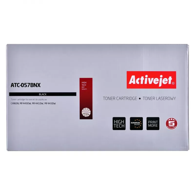 Activejet ATC-057BNX Toner (pakeitimas Canon CRG-057HBK; CRG-057H; Supreme; 10000 puslapių; juoda) SU LUSTU