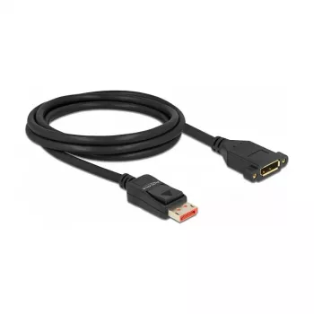 DeLOCK DisplayPort ilginimo laidas montavimui į skydelį 8K 60 Hz 2 m