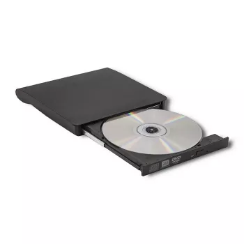 Išorinis DVD‑RW įrenginys QOLTEC 51857 – USB 3.0, SATA sąsaja, DVD±R 8x, DVD±RW 4x, DVD‑RAM 5x, CD 24x, juodas
