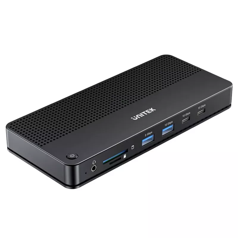 Docking stotelė UNITEK D1104A01 USB4 laidinė 100W Power Delivery