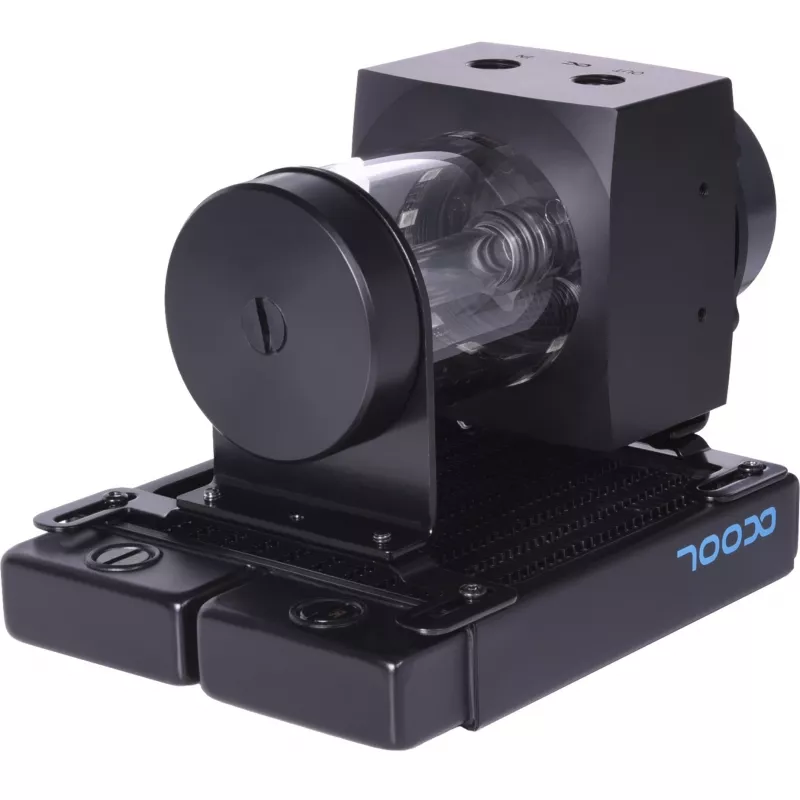 Vandens blokas Alphacool 15380 akrilinis aliuminis plastikas juodas 76,5x131x76,5 mm