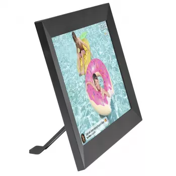 Denver PFF-1024BMK2 skaitmeninis nuotraukų rėmelis Juodas 25,6 cm (10,1 inch) Liečiamas ekranas Wi-Fi