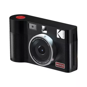 Momentinė kamera Kodak Mini Shot 2 Era – nešiojama momentinė kamera su įmontuotu spausdintuvu, juoda