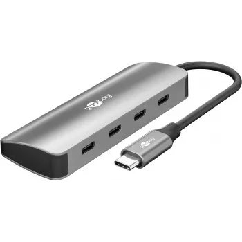 Goobay Slim 4 prievadų USB-C centras 10 Gbit/s (76565)