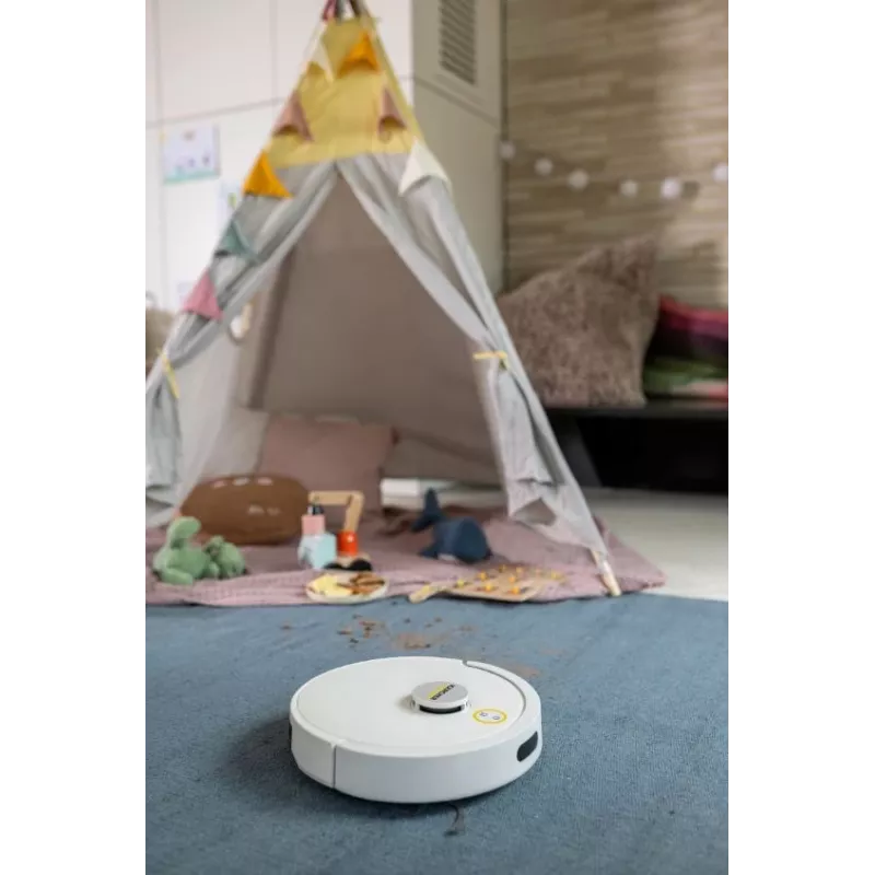 KÄRCHER RVC 3 Comfort baltas grindų valymo robotas su bazine stotele