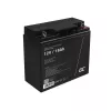 Akumuliatorius švino-rūgštinis VRLA Green Cell AGM09 12 V 18000 mAh, juodas