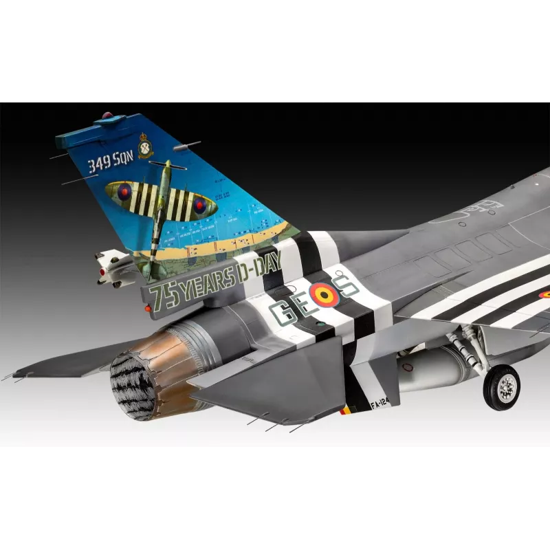 Plastikinis modelis REVELL F-16 Falcon 50-osioms metinėms, mastelis 1:32