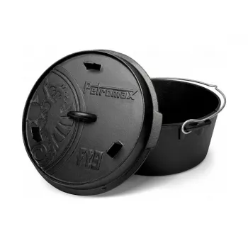 Petromax FT9-T troškinimo puodas 7,5 l juodas