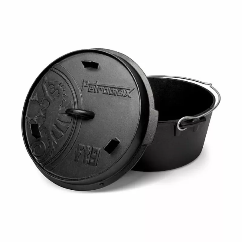 Petromax FT9-T troškinimo puodas 7,5 l juodas