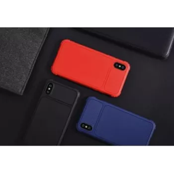 Apsauginis smūgius sugeriantis dėklas Devia Shark1, skirtas iPhone XS Max 6,5 inch, mėlynas