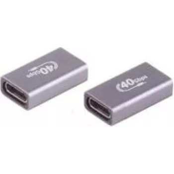 Kabelio lyties keitiklis ShiverPeaks BS13-60003 USB-C į USB-C pilka