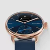 Withings ScanWatch 2 – Laikrodis su EKG, širdies ritmo, SpO2, aktyvumo ir miego stebėjimu (38 mm, mėlyna rožinė auksinė spalva)