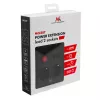 Maclean MCE387 B ilgintuvas su 2 kištukiniais lizdais ir 3 USB A prievadais, 1,5 m laidas, 2500 W