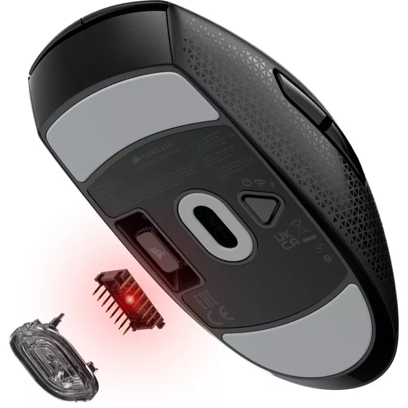 Pelė Corsair M55 Wireless optinė RF Bluetooth USB Type-A