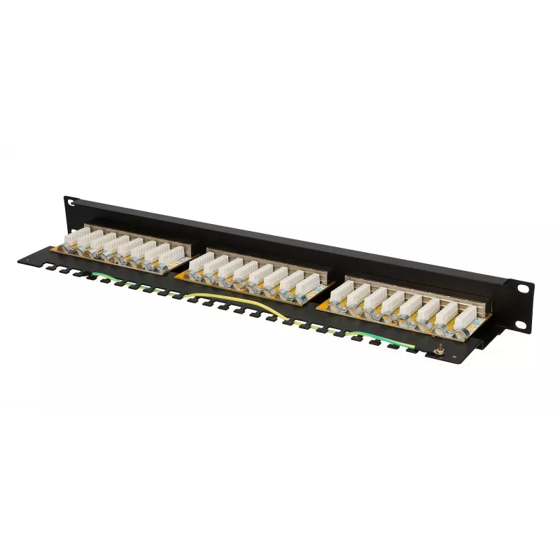 Extralink CAT6 STP V2 | Patchpanel | 24 prievadai